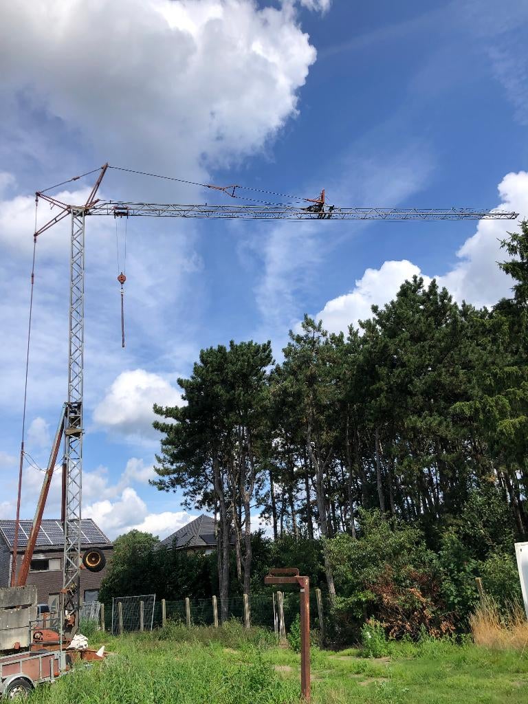 Bouwkraan Gru Dalbe HS201, Enlèvement, Grue