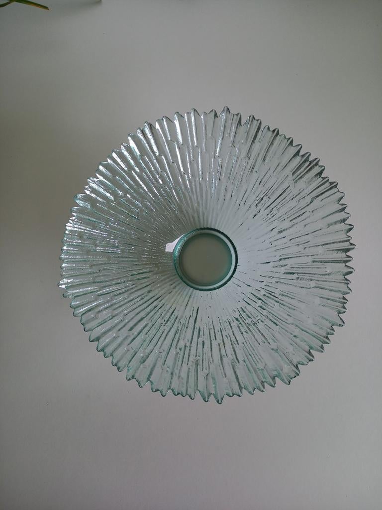 Schaal van geperst glas jaren 80 Tsjechië, Antiek en Kunst, Ophalen of Verzenden