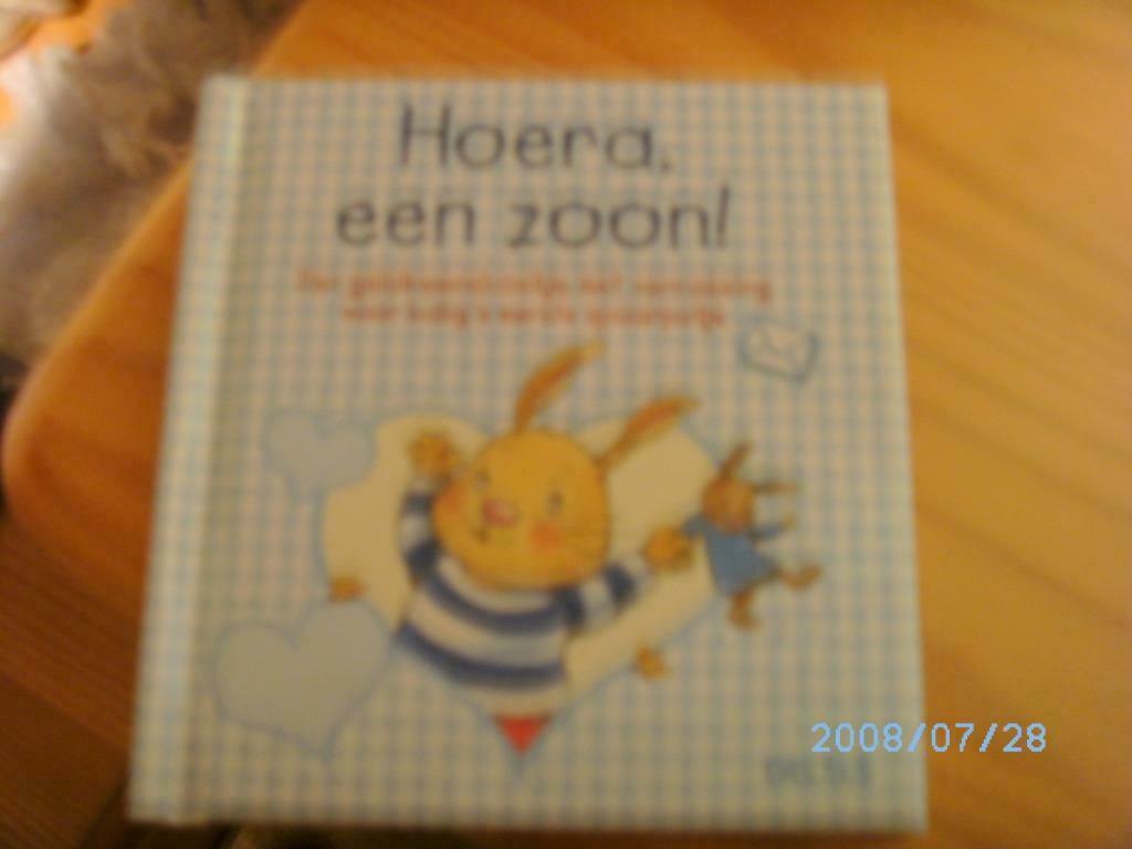 Hoera een zoon "Deltas", Boeken, Kinderboeken | Baby's en Peuters, Ophalen, Nieuw, Deltas, 0 tot 6 maanden