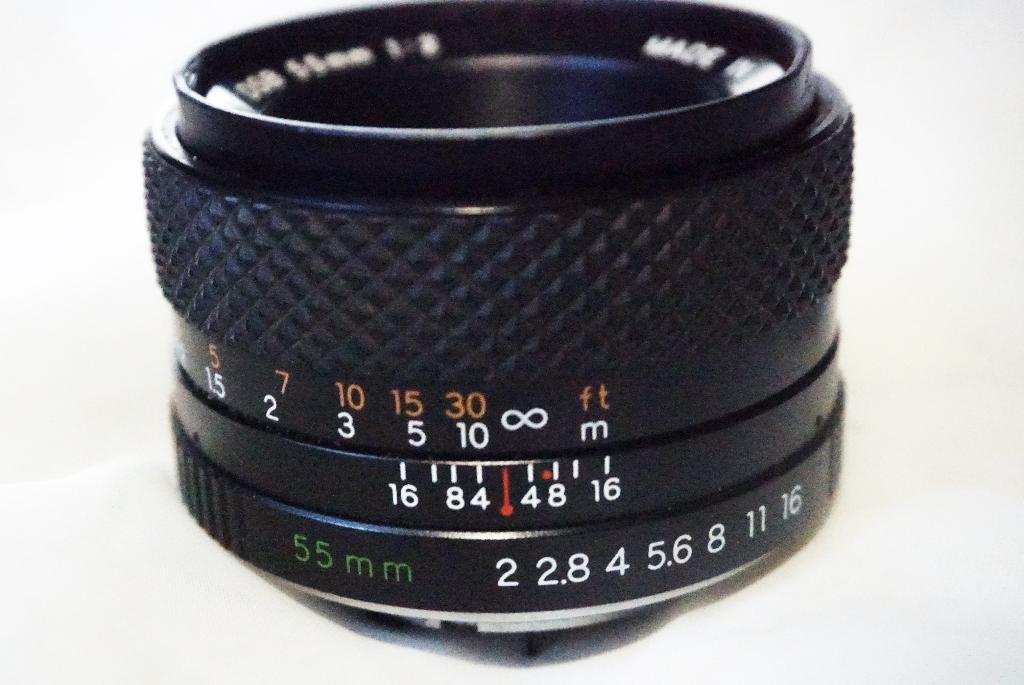 Yashica DSB 55 mm f2 monture C / Y baïonnette, Enlèvement ou Envoi, Utilisé, Reflex miroir, Autres Marques
