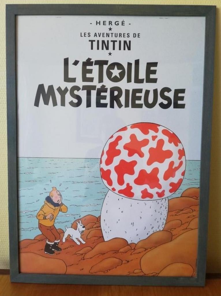 Affiche TINTIN, Enlèvement, Comme neuf