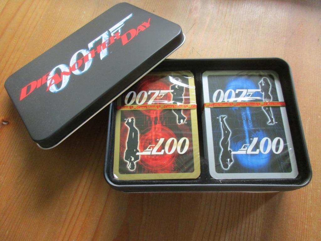 BOX 2 SETS SPEELKAARTEN JAMES BOND 007 DIE ANOTHER DAY, Ophalen of Verzenden, Nieuw, Speelkaart(en)