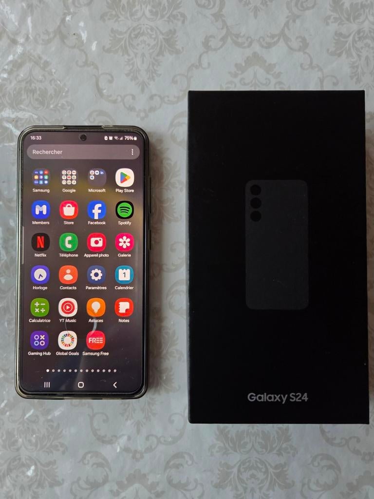 A vendre Samsung S24 256 Gb Black Onyx, Télécoms, 10 mégapixels ou plus, Galaxy S24, Comme neuf, Enlèvement