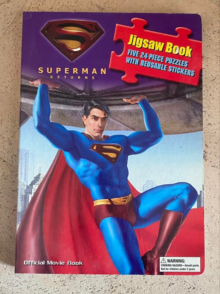 Superman jigsaw book, Ophalen of Verzenden, Zo goed als nieuw