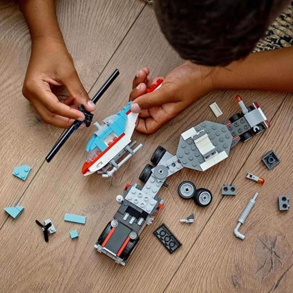 Remorque d'hélicoptère LEGO Creator LIVRAISON GRATUITE, Envoi, Neuf, Ensemble complet, Lego