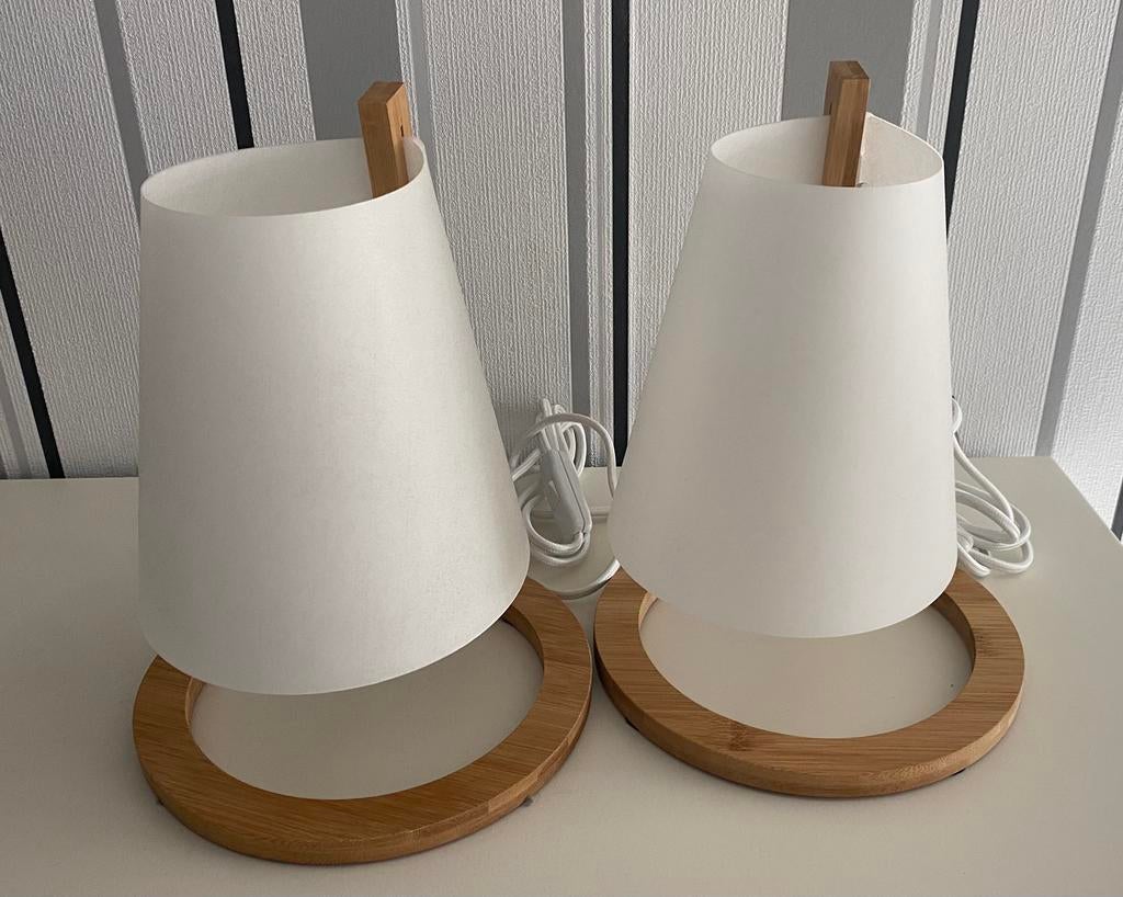 2 lampes de chevet ikea, Ophalen, Zo goed als nieuw