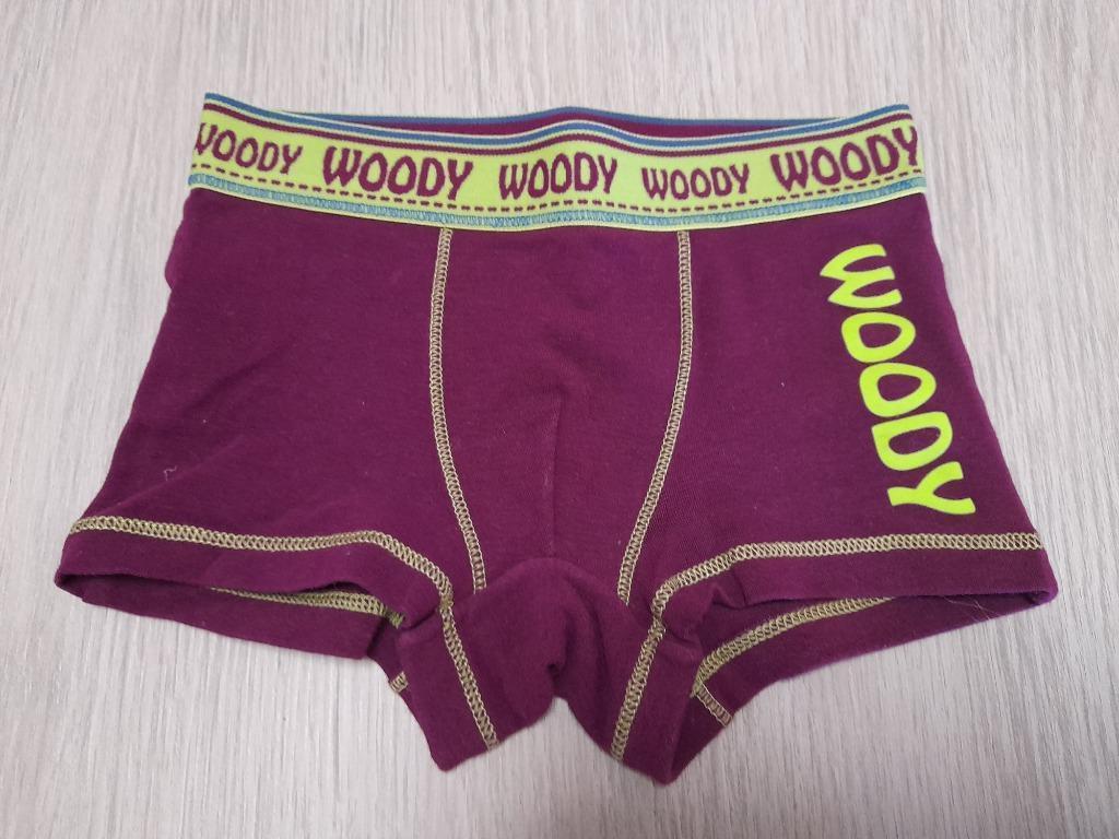 Paarse boxershort Woody 98, Kinderen en Baby's, Kinderkleding | Maat 98, Nacht- of Onderkleding, Ophalen of Verzenden, Zo goed als nieuw