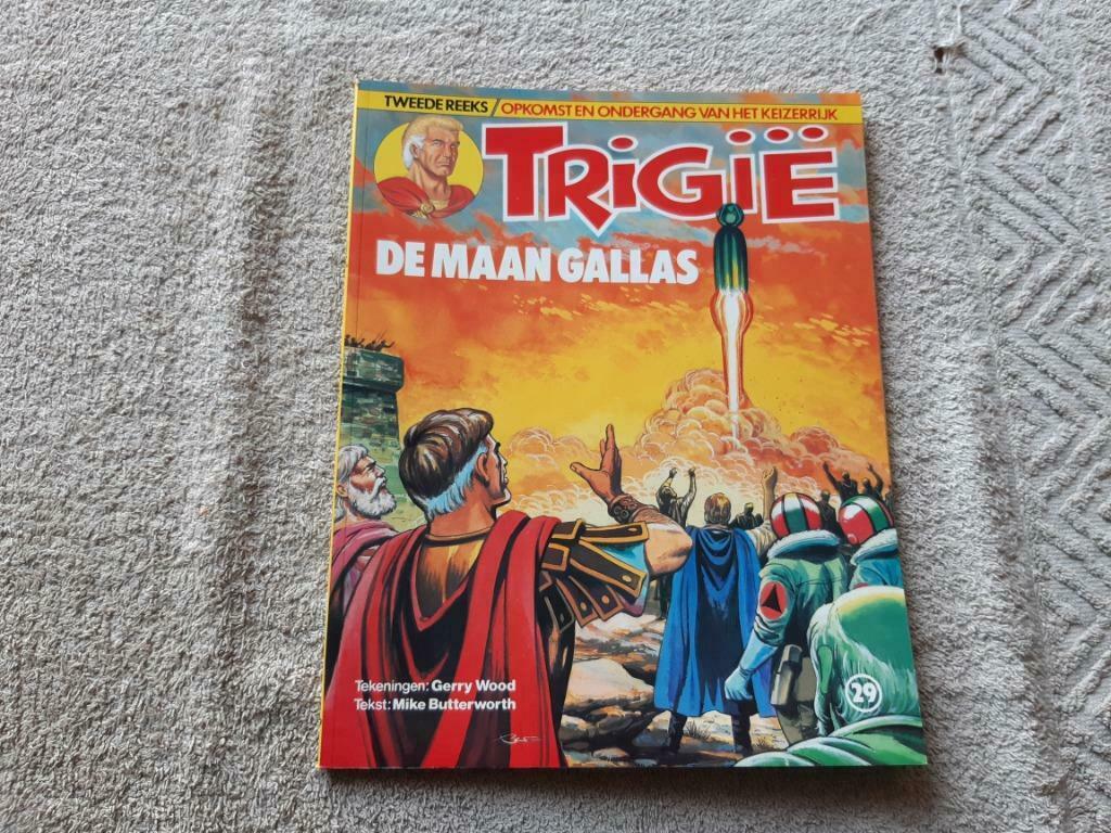 Trigie.29.De maan Gallas., Eén stripboek, Ophalen of Verzenden, Gelezen