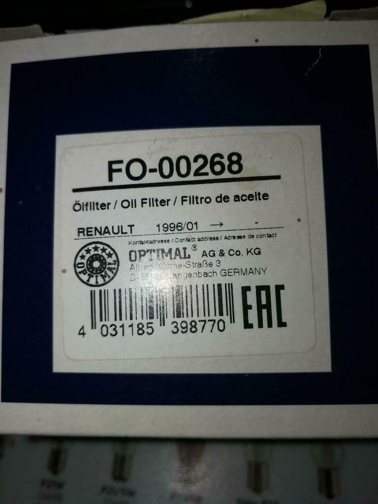 RENAULT  DACIA oliefilter, Enlèvement ou Envoi, Neuf, Renault