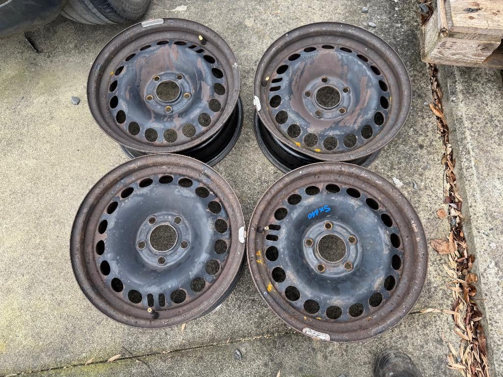 4 5x110 15 inch velgen van plaatstaal, Ophalen, Gebruikt, Opel