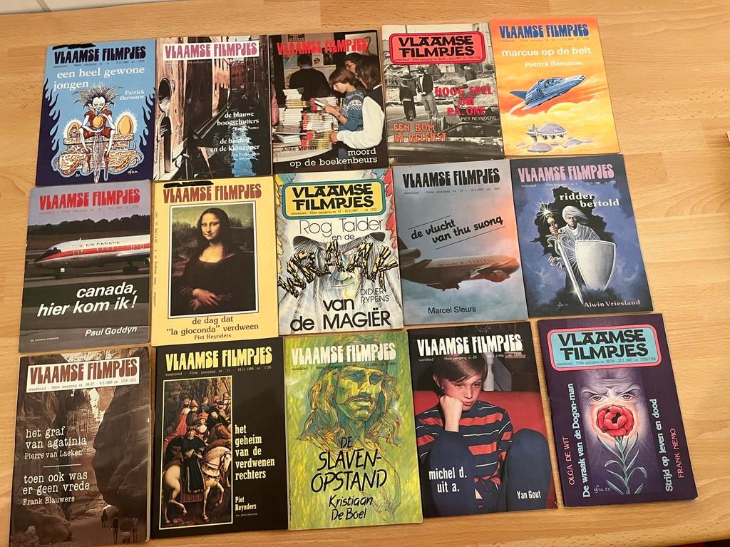 Pakket met Vlaamse filmpjes 52 stuks 1986/1987/1988 📚📖📗📚, Ophalen, 1980 tot heden, Tijdschrift
