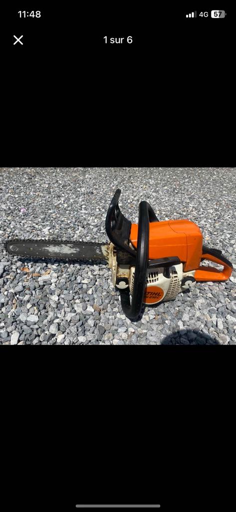 Sthil ms 210c, Enlèvement, Utilisé, Essence