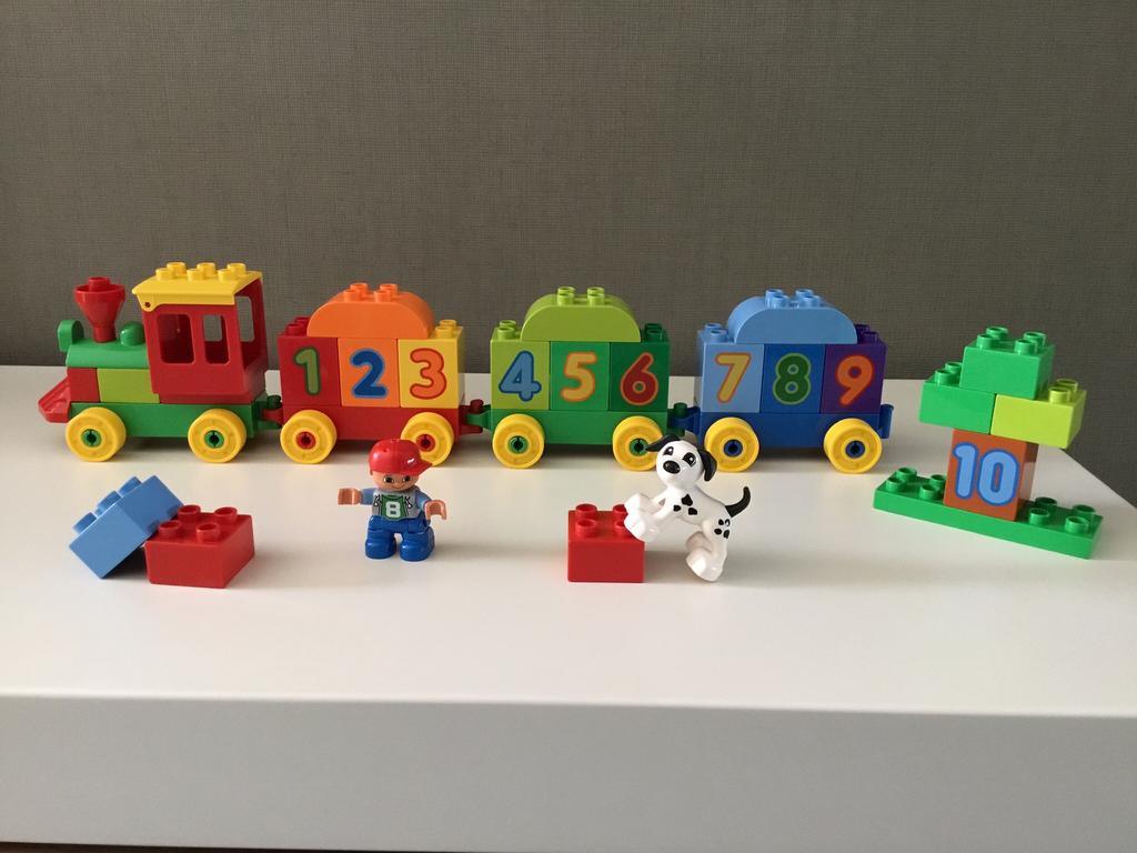 Lego Duplo getallentrein, Kinderen en Baby's, Ophalen of Verzenden, Duplo