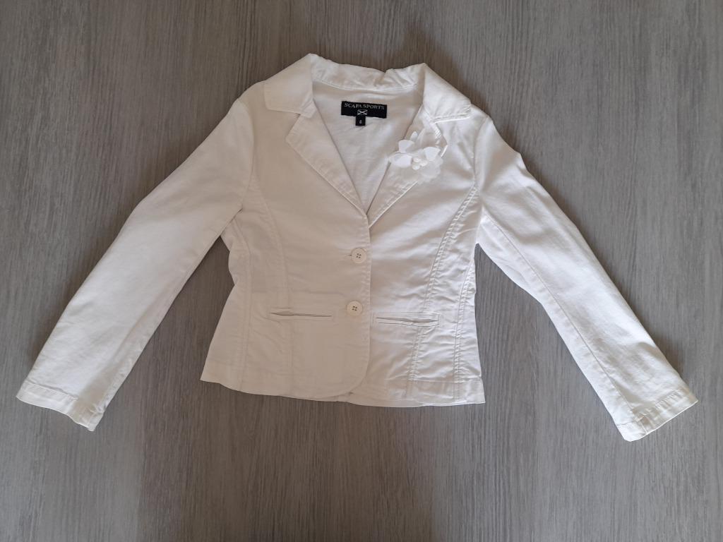 Gebroken wit vestje Scapa sports 116 ( 6jaar ), Meisje, Trui of Vest, Ophalen of Verzenden, Zo goed als nieuw