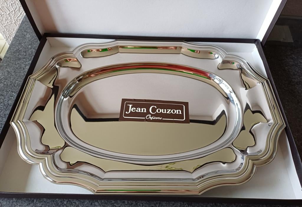 Jean Couzon Orfèvre - Plateau de service NEUF, Enlèvement