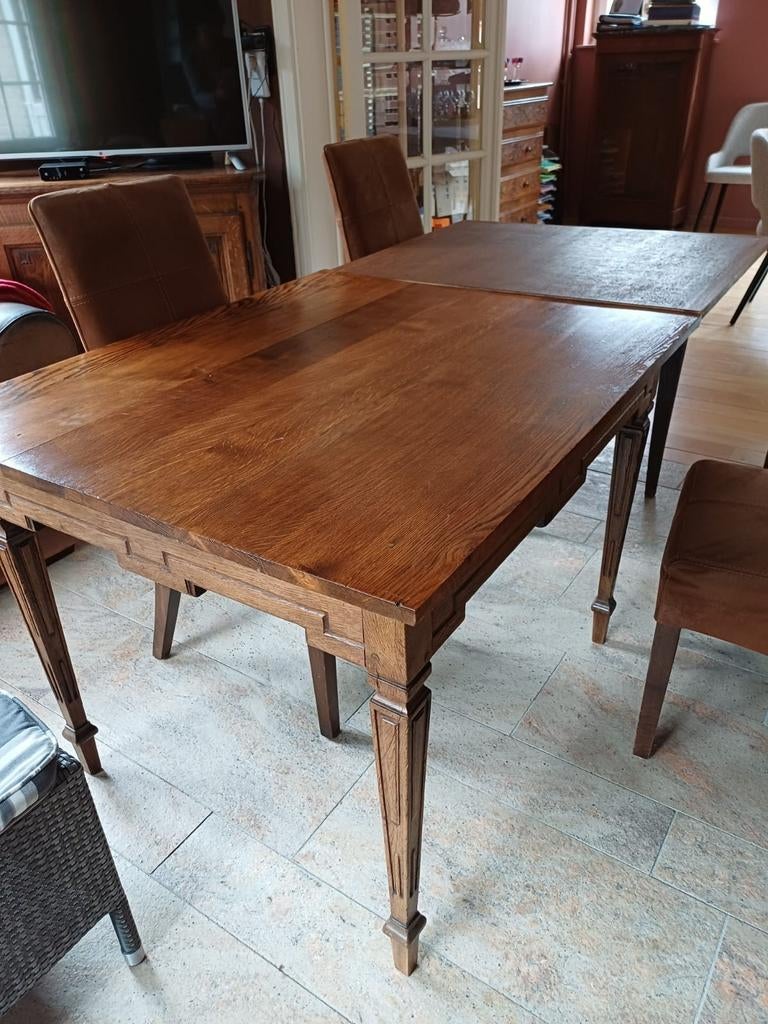 Table en chêne avec rallonge, Enlèvement
