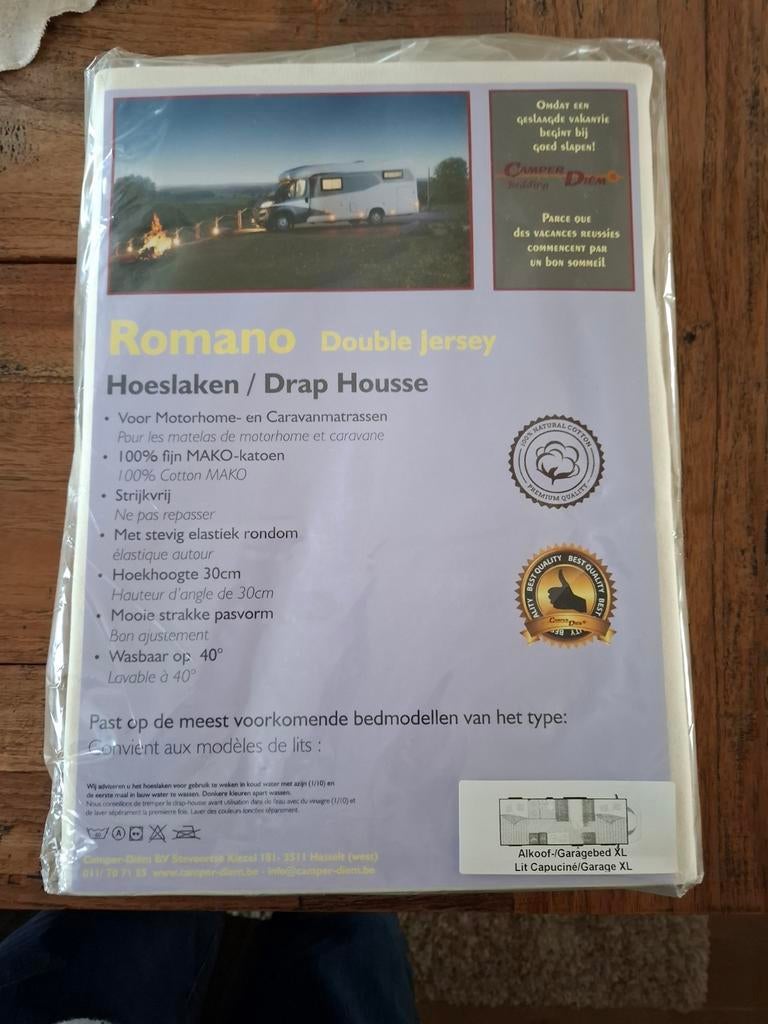 Drap-housse pour lit de garage Alcove XL Beige, Enlèvement ou Envoi, Neuf