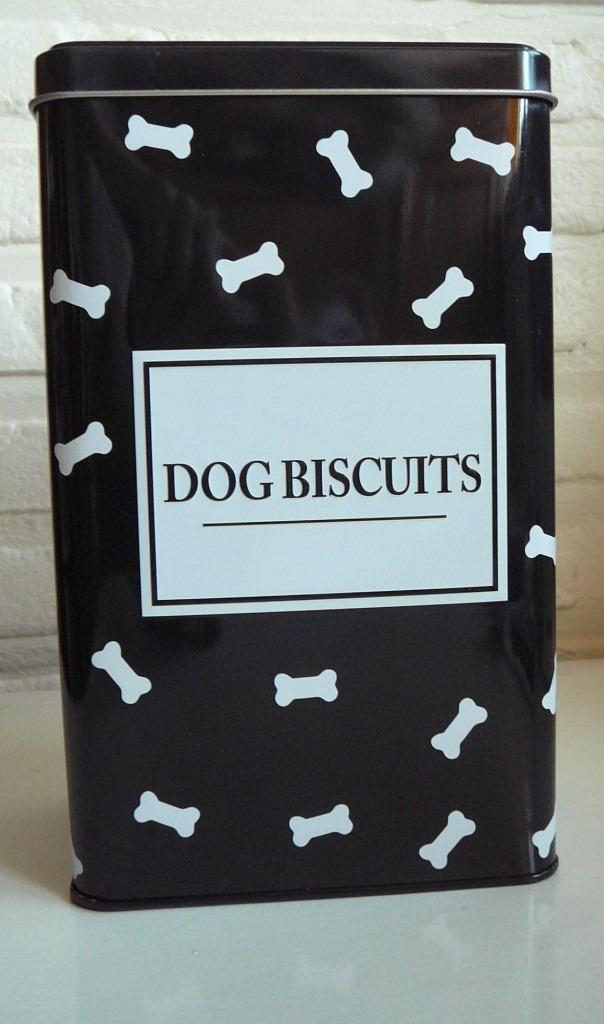 lege blikken doos dog biscuits, Verzamelen, Blikken, Ophalen of Verzenden, Gebruikt, Overige, Overige merken