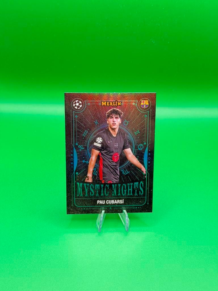 2024-25 Merlin UCC Mystic Nights Pau Cubarsi /75 #MN-26, Ophalen of Verzenden, Zo goed als nieuw