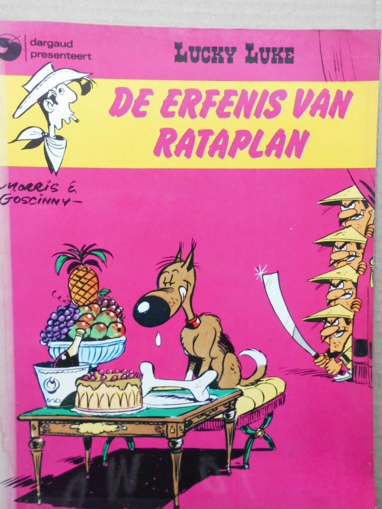 Lucky Luke - De erfenis van Rataplan, Boeken, Stripverhalen, Gelezen, Morris / Goscinny, Eén stripboek, Ophalen of Verzenden