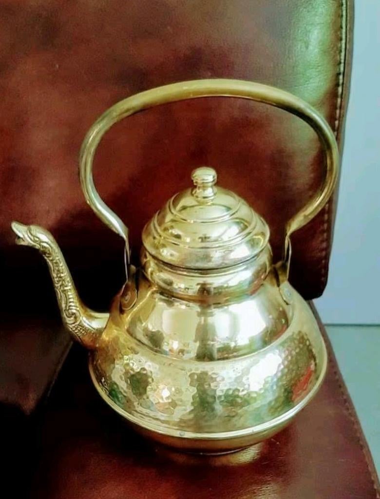 Vintage Waterkan - Messing - Made in Belgium, Ophalen of Verzenden