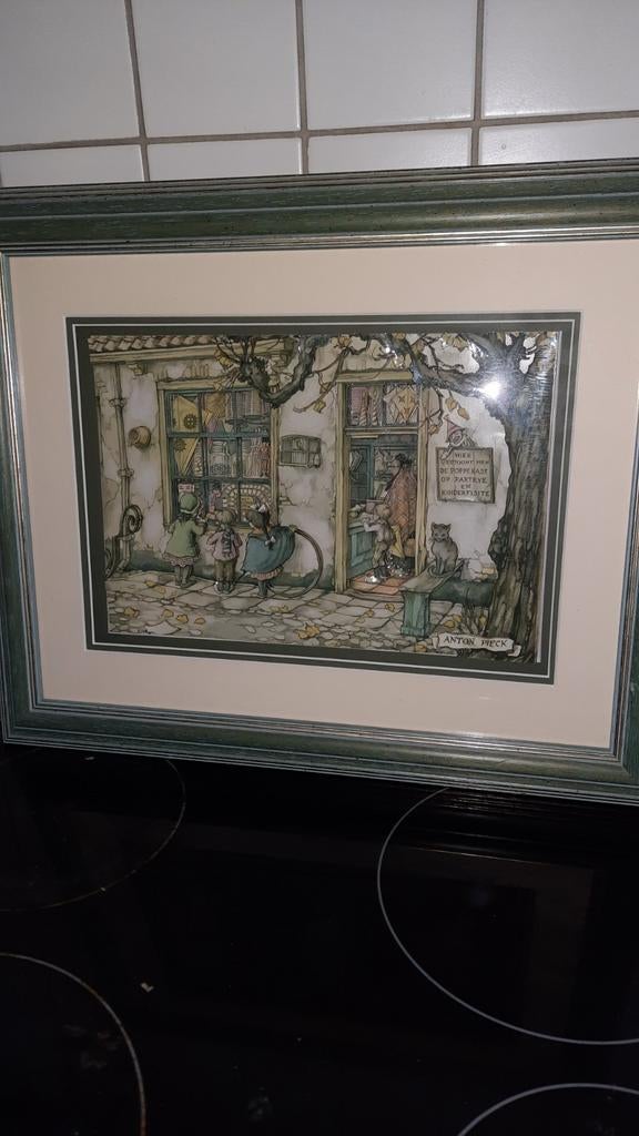 Anton Pieck kader  , 48 cm x 39 cm ., Ophalen of Verzenden