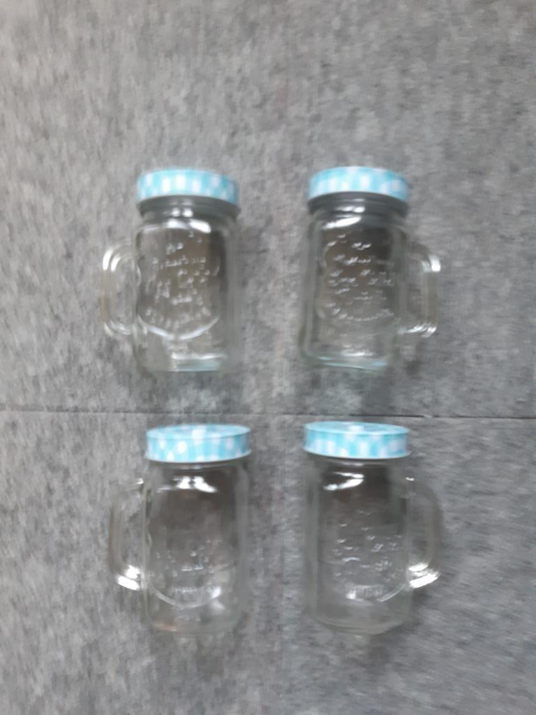 SET VAN GLAZEN DRINKBEKERS, Ophalen of Verzenden, Nieuw, Frisdrankglas