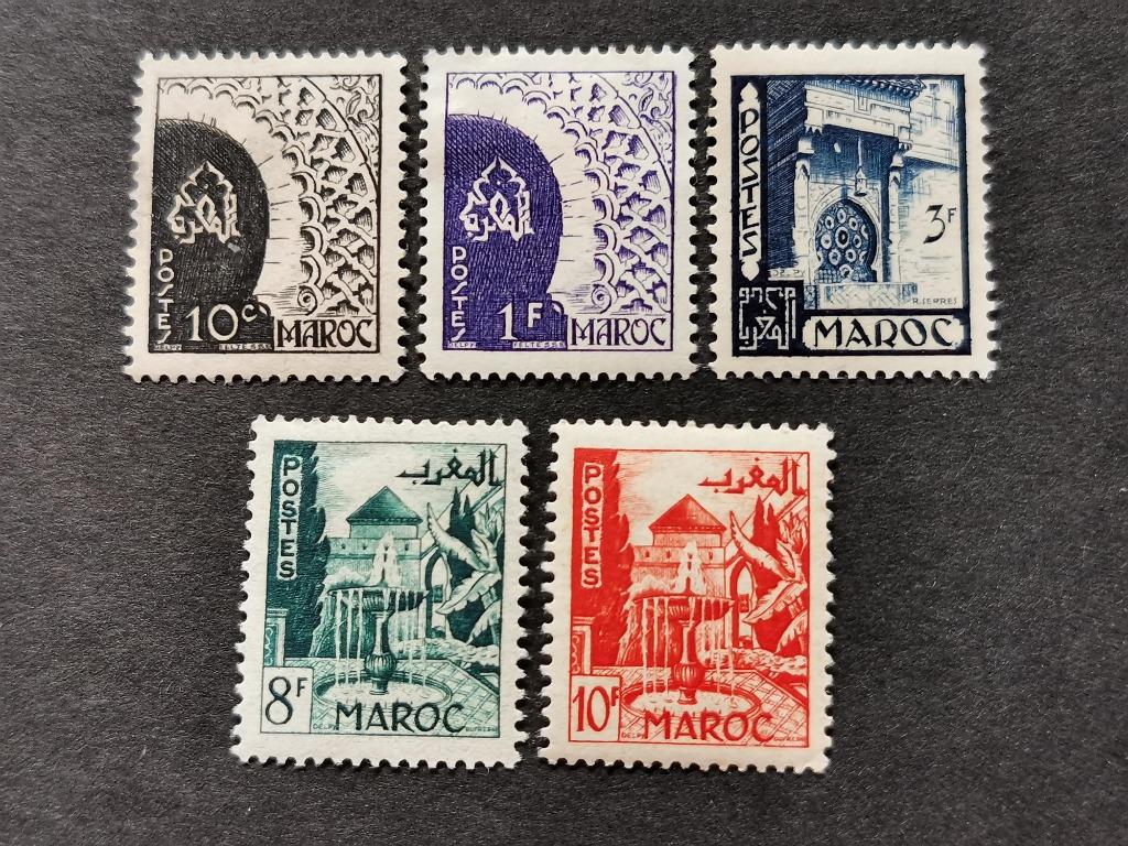 Marokko 1949 - Rabat, Fès, Meknes *, Ophalen of Verzenden, Marokko, Postfris