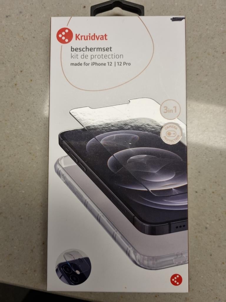 Beschermset iphone 12 / 12 Pro, Ophalen of Verzenden, Nieuw, IPhone 12