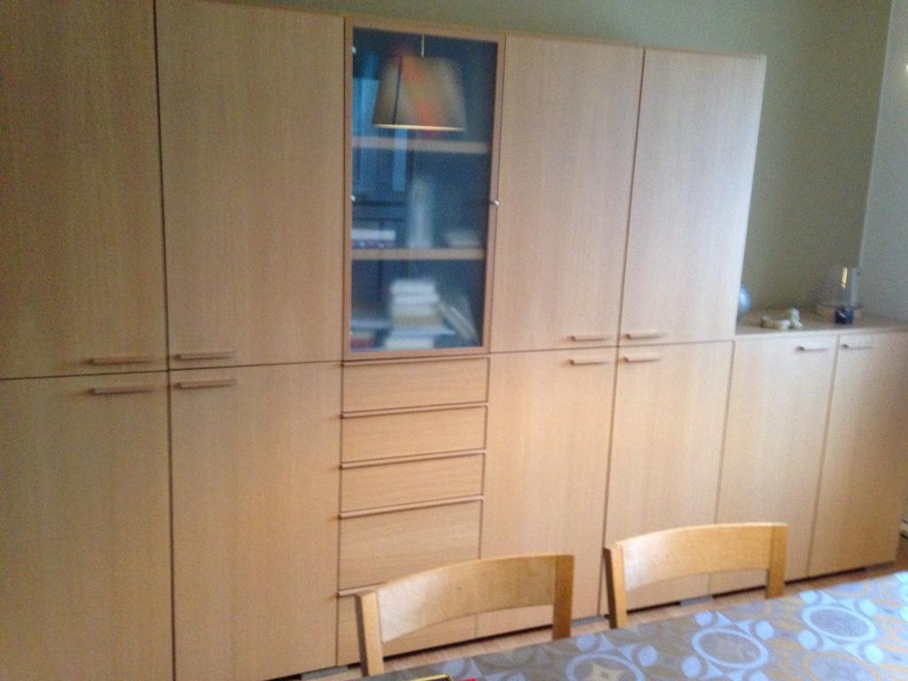 Wandkast, Huis en Inrichting, Ophalen, Glas, Met deur(en), 300 cm of meer