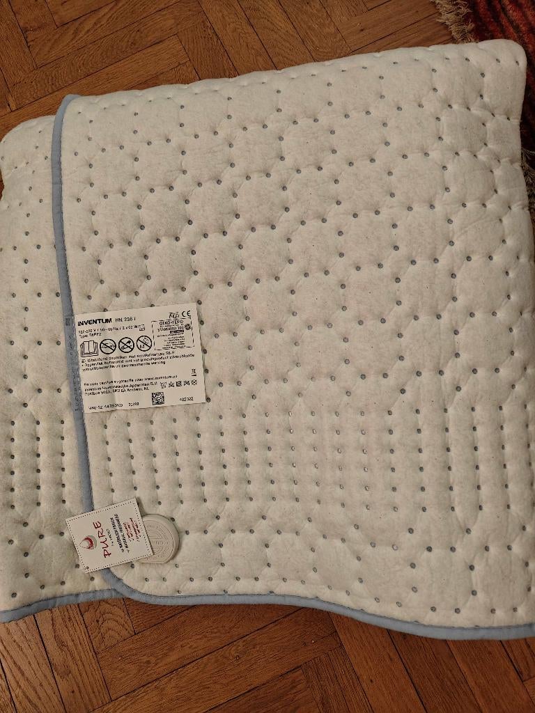 Elektrisch onderdeken 2 pers.Inventum HN236I - 150x150cm, Ophalen, Matras, Nieuw, Tweepersoons