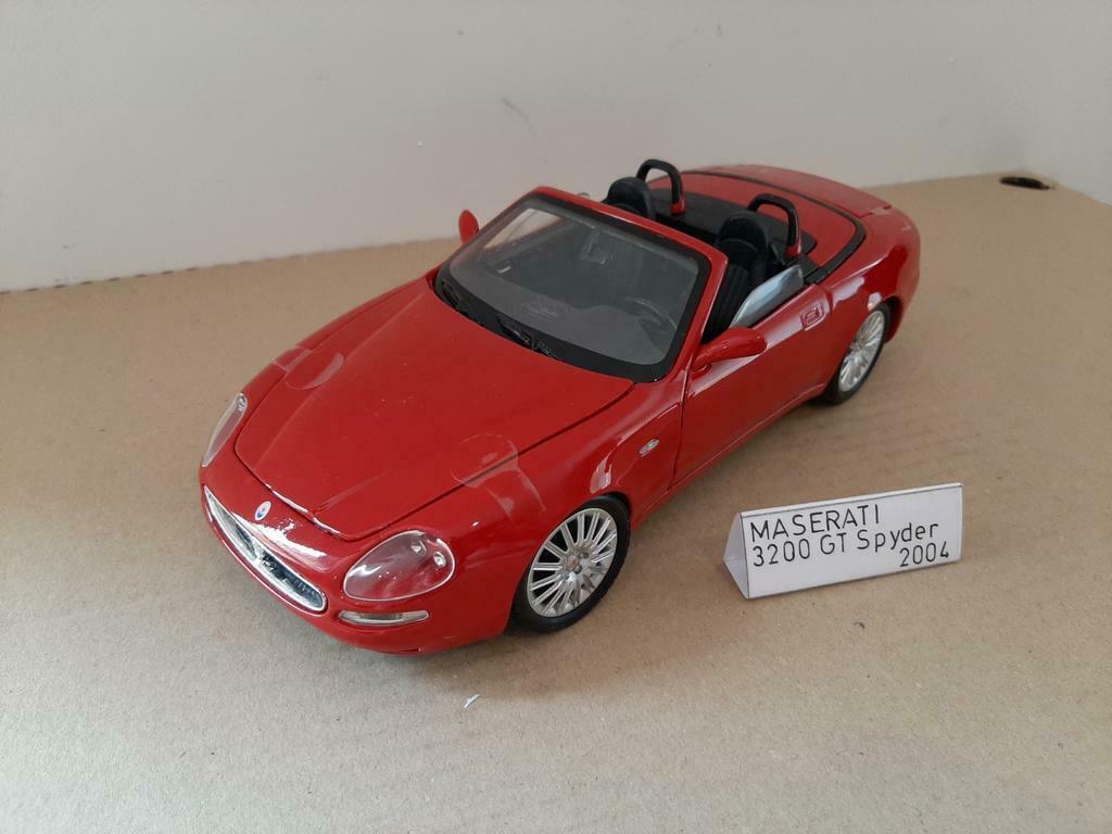 Maserati 3200 GT Spyder 2004 Burago sans boite, Enlèvement ou Envoi, Comme neuf