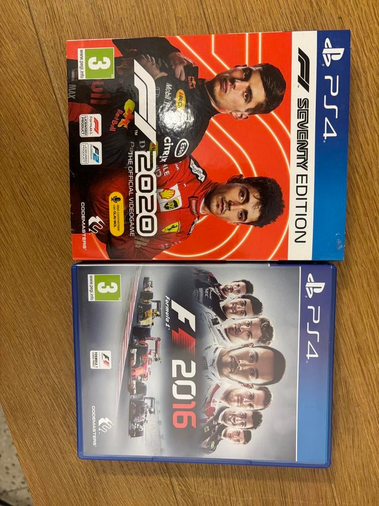 F1 2016 + F1 2020 Ps4 games, Games en Spelcomputers, Games | Sony PlayStation 4, Online, Racen en Vliegen, Ophalen of Verzenden