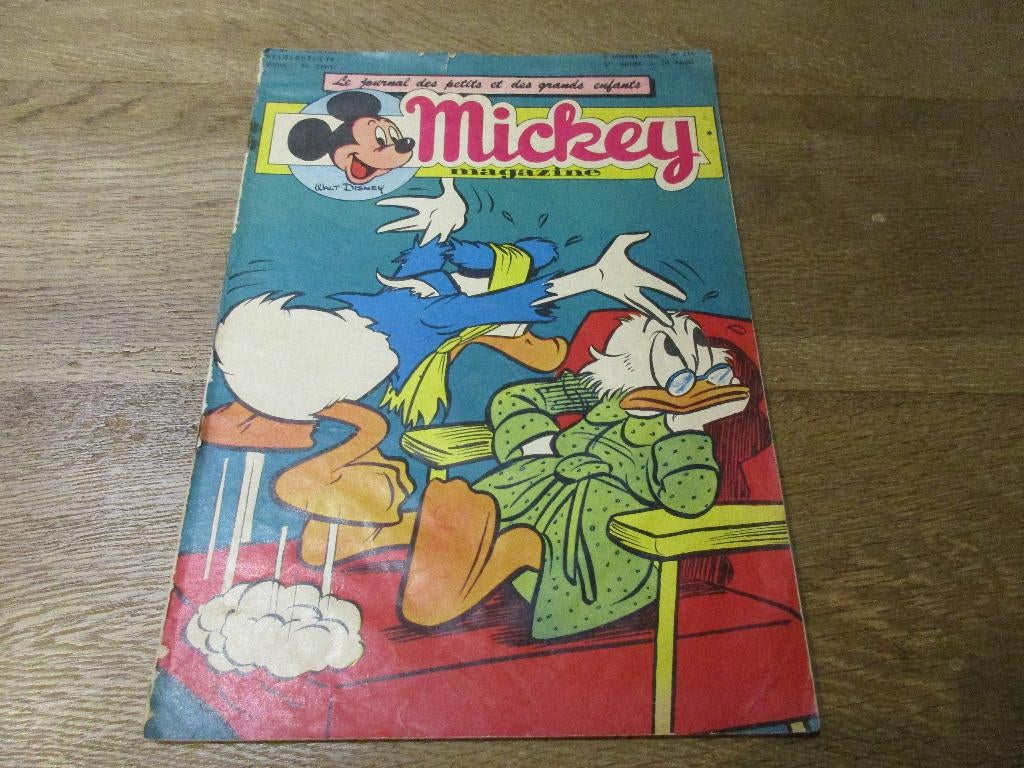 MICKEY MAGAZINE WALT DISNEY 1956 !! - FRANSTALIG, Enlèvement ou Envoi, Utilisé
