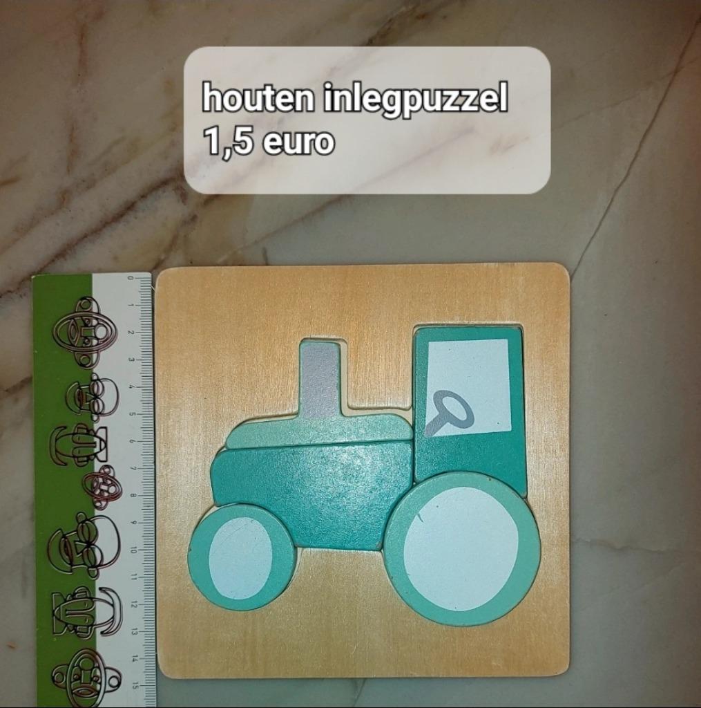Inlegpuzzel hout, Gebruikt, Ophalen of Verzenden, Van hout, Minder dan 10 stukjes