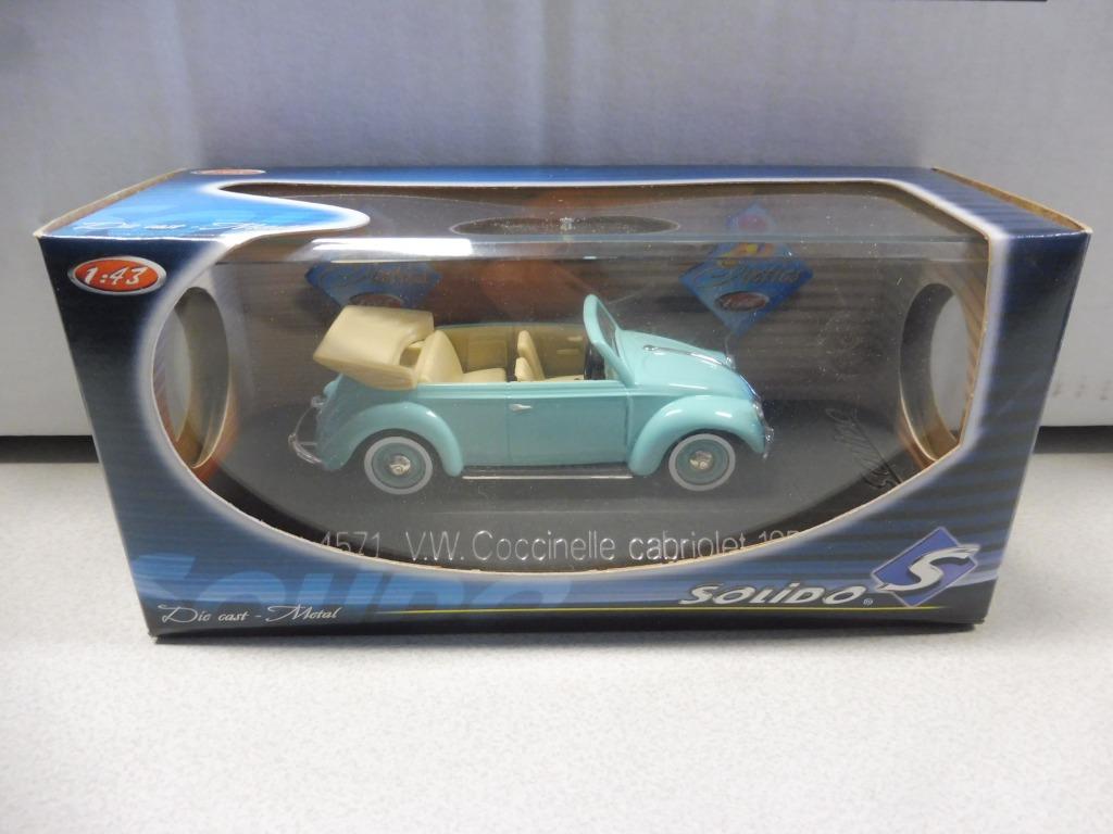 1:43 Solido 4571 VW Volkswagen Coccinelle Kever cabriolet, Enlèvement ou Envoi, Comme neuf, Voiture, Solido