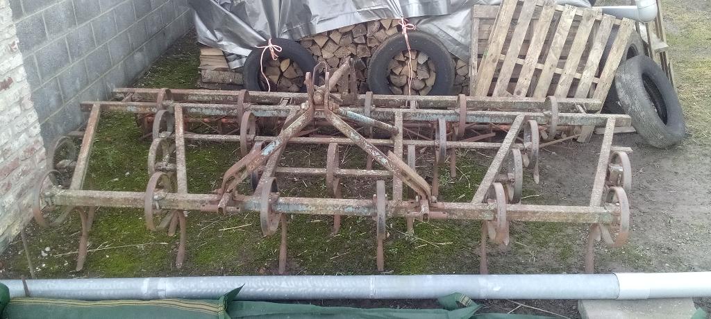 Triltand met 4 rijen S-tanden, Ophalen, Gebruikt, Cultivator