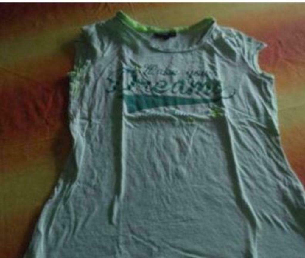 [514]t-shirt groggy medium dames, Maat 38/40 (M), Ophalen of Verzenden, Zonder mouw, Gedragen