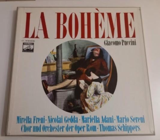 Vinyl 2LP Box La Bohème Giacomo Puccini Opera Klassiek, Ophalen of Verzenden, Opera of Operette