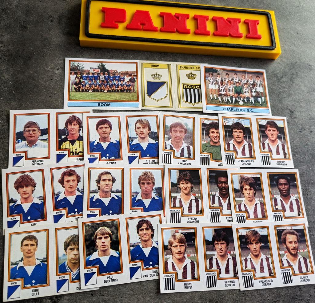 AUTOCOLLANTS PANINI FOOTBALL 84 BOOM/SC CHARLEROI 15 1984, Envoi