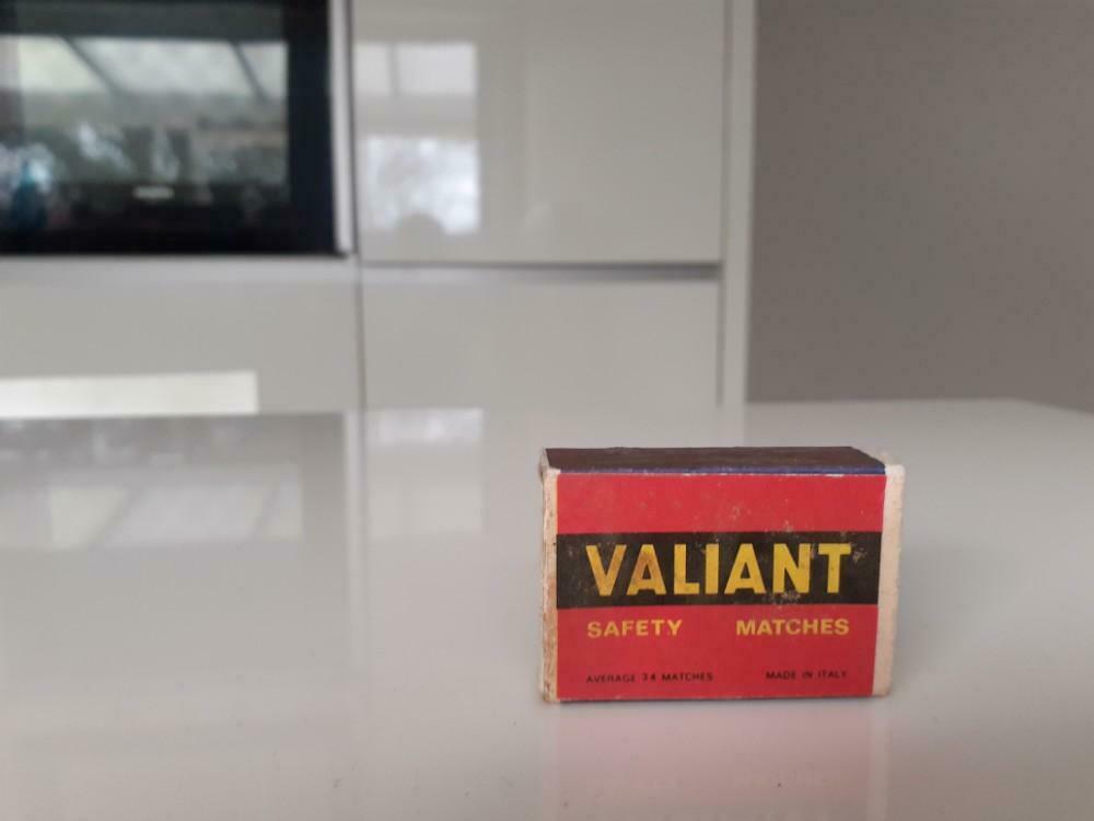 Vintage houten luciferdoosjes valliant, Ophalen of Verzenden