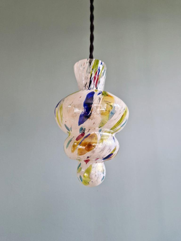 Duo hangers van geblazen glas, Murano, 1950-60, Ophalen of Verzenden