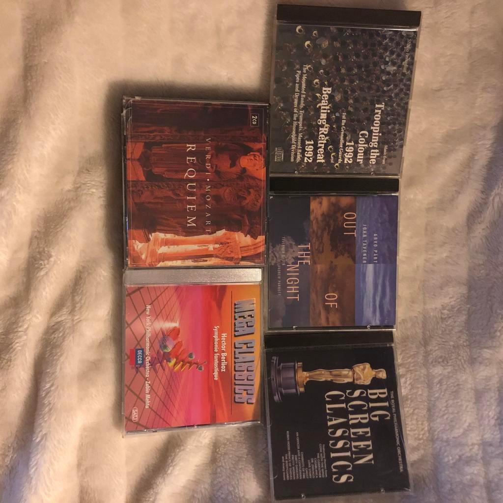 Lot 6 x CD Classique Divers, Enlèvement, Utilisé