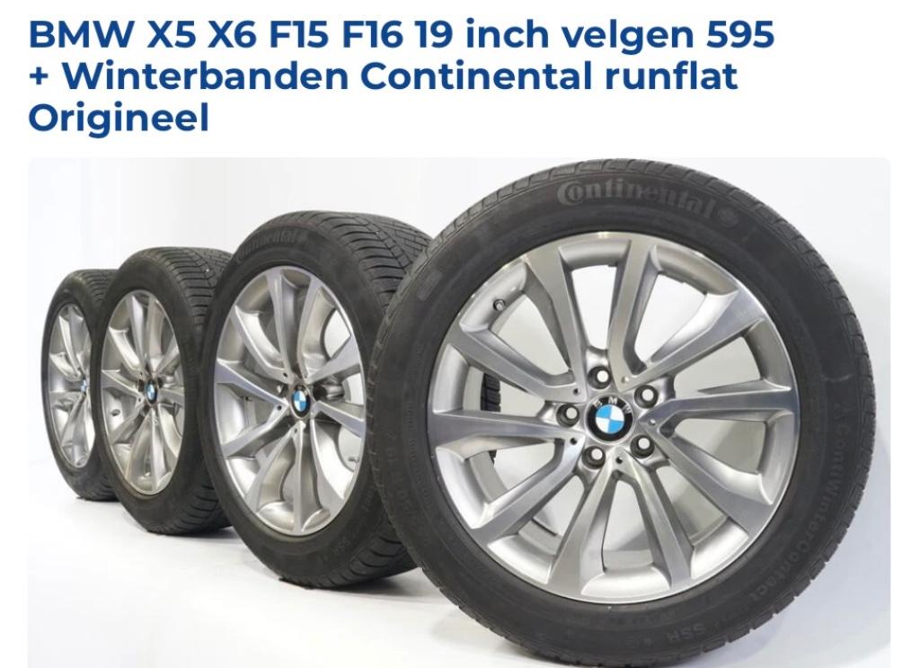 Winterbandenset BMW X5 en X6, 19 inch, Banden en Velgen, Personenwagen, Winterbanden