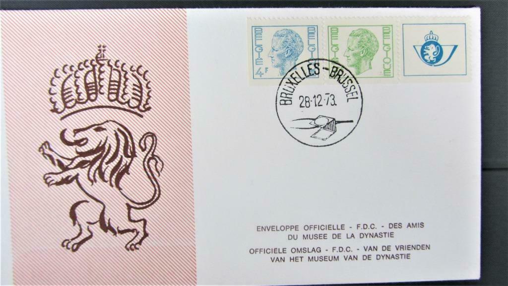 FDC BELGIË- NR. 1701c + PUB KONING BOUDEWIJN (ZELDZAAM)., Postzegels en Munten, Ophalen of Verzenden, Gestempeld, Koningshuis