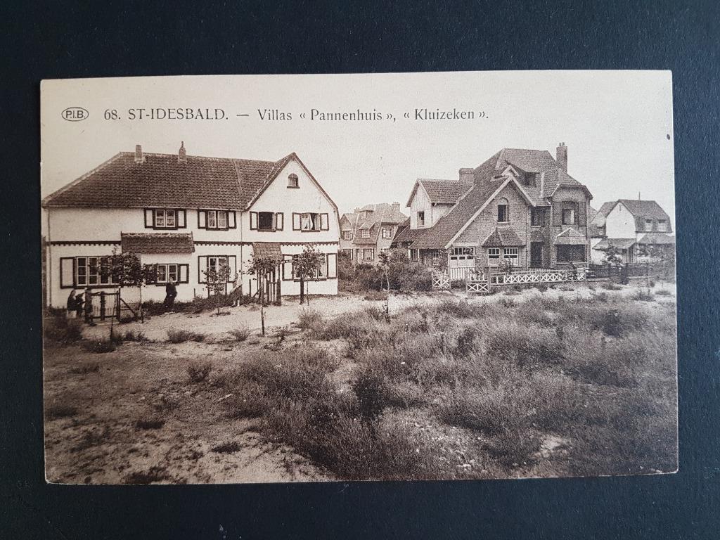 Postkaart St- Idesbald Villas Pannenhuis Kluizeken, Enlèvement ou Envoi, 1920 à 1940, Non affranchie, Flandre Occidentale