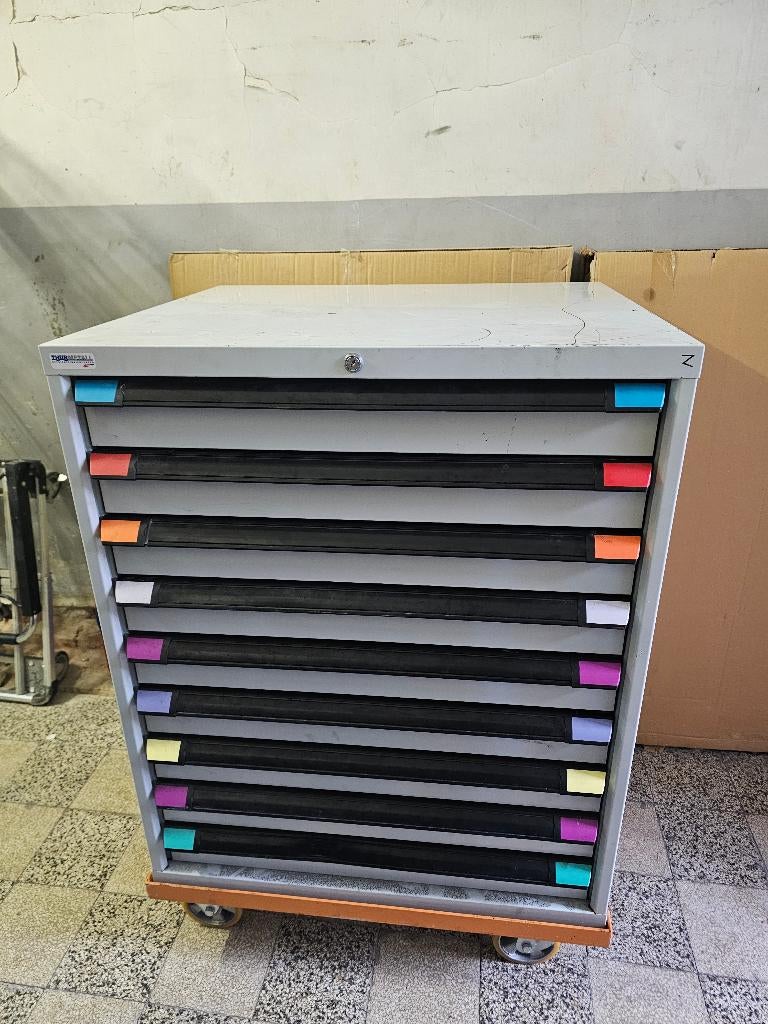 Armoire à Tiroirs Industrielle THURMETALL (Swiss Made), Enlèvement, Utilisé