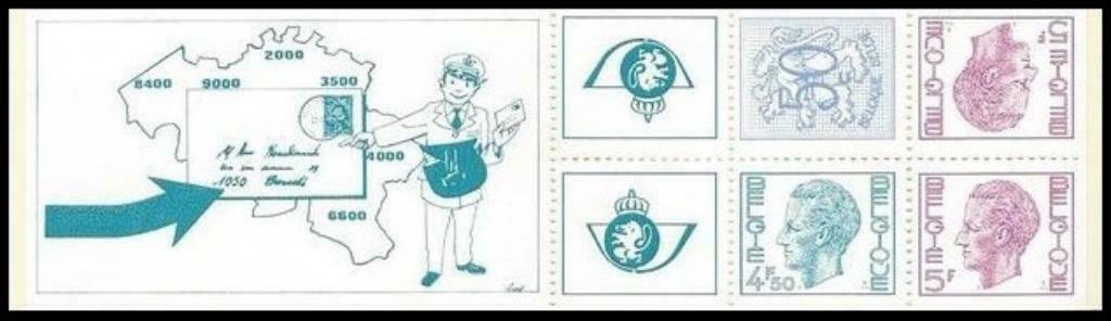 B12 Postzegelboekjes Heraldieke leeuw, Z.M. Koning Boudewijn, Postzegels en Munten, Postzegels | Europa | België, Ophalen of Verzenden