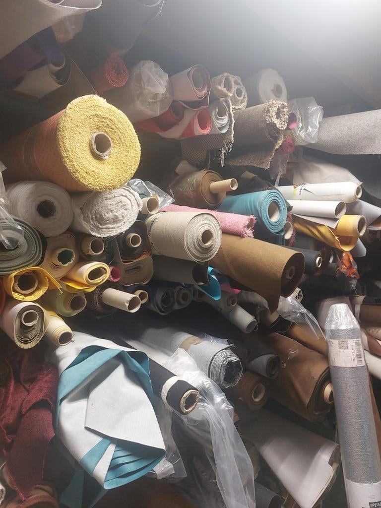 GROOT LOT meubel stoffen restpartij velvet/leer/stof PARTIJ!, Ophalen of Verzenden, Nieuw, Leer