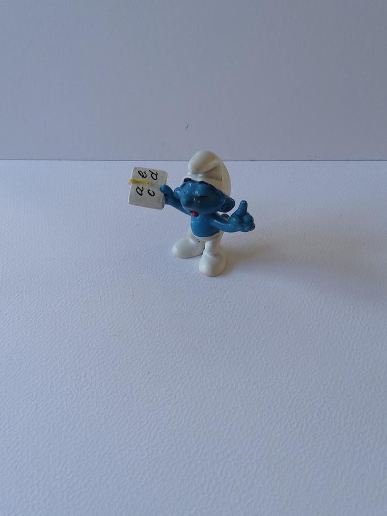 Professor Smurf, Verzamelen, Ophalen of Verzenden, Gebruikt, Poppetje, Figuurtje of Knuffel